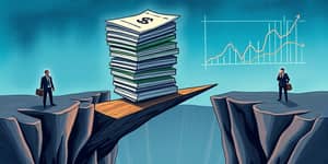 Track loan stacking as an indicator of distress