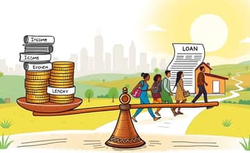 Review debt-to-income ratios for sustainable lending