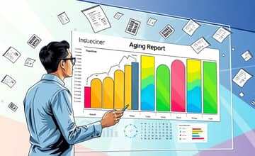 Review aging of outstanding debts
