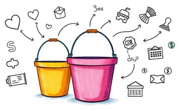 Use buckets for short, medium, and long-term goals