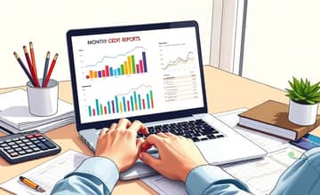 Track changes in credit utilization month over month