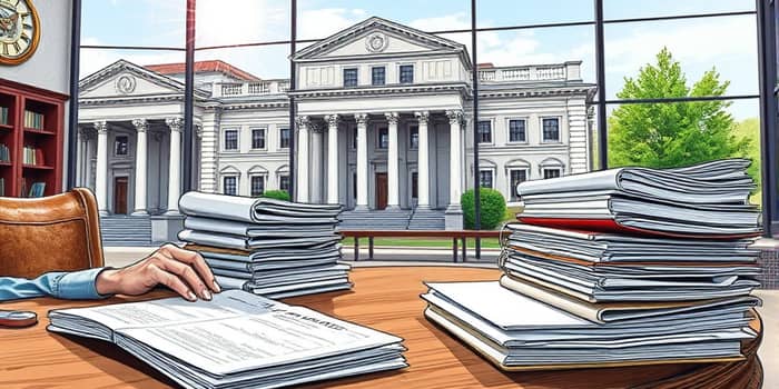 Review public records for legal and tax liens