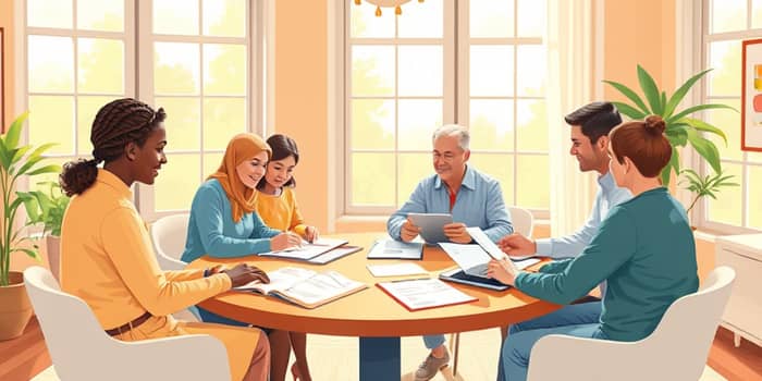 Include family members in regular review discussions