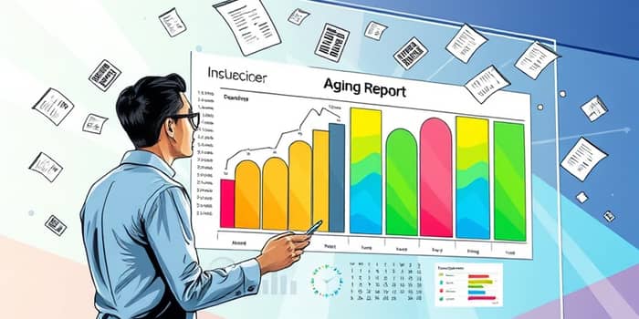 Review aging of outstanding debts