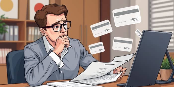 Check credit utilization for red flags