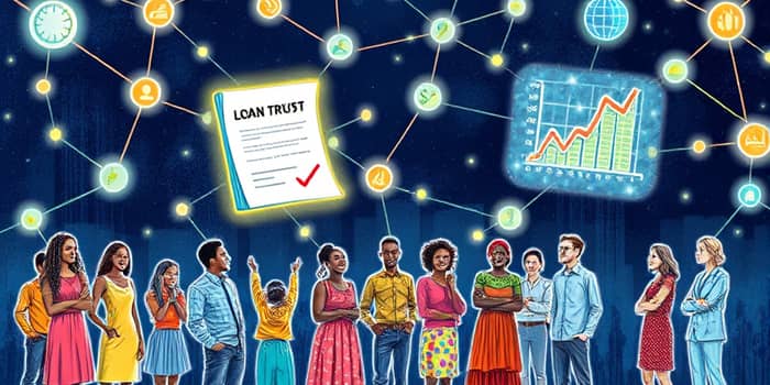 Apply for peer-to-peer lending with transparency