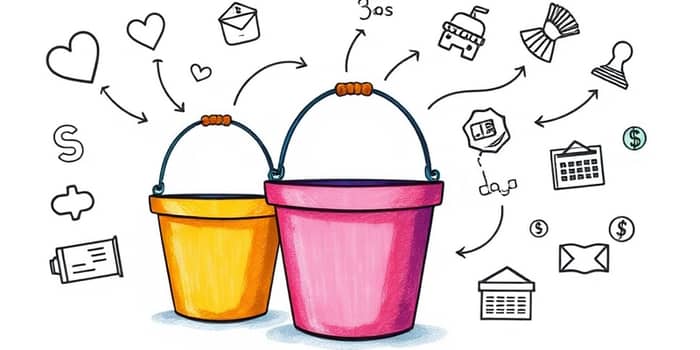 Use buckets for short, medium, and long-term goals