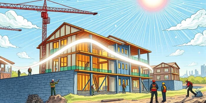 Utilize split disbursal for construction financing